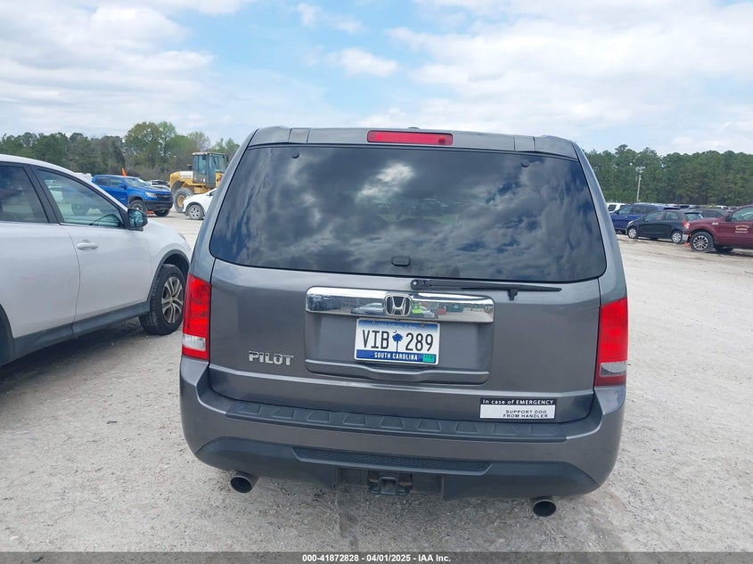 2012 HONDA PILOT VIN: 5FNYF3H55CB036730