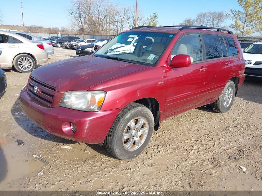 2006 TOYOTA HIGHLANDER VIN: JTEDP21A060126282