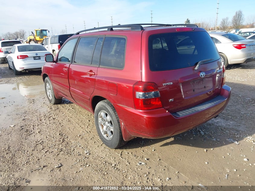 2006 TOYOTA HIGHLANDER VIN: JTEDP21A060126282