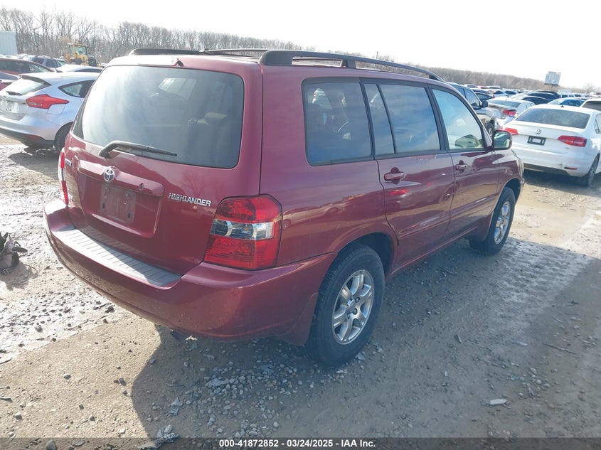 2006 TOYOTA HIGHLANDER VIN: JTEDP21A060126282
