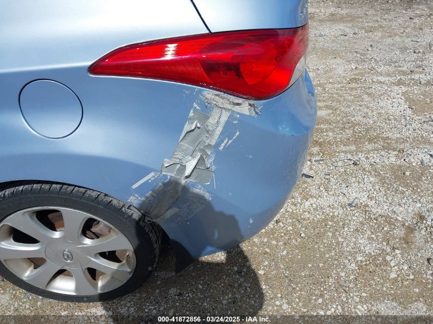 2012 Hyundai Elantra Limited (Ulsan Plant) VIN: KMHDH4AE3CU480135 Lot: 41872856