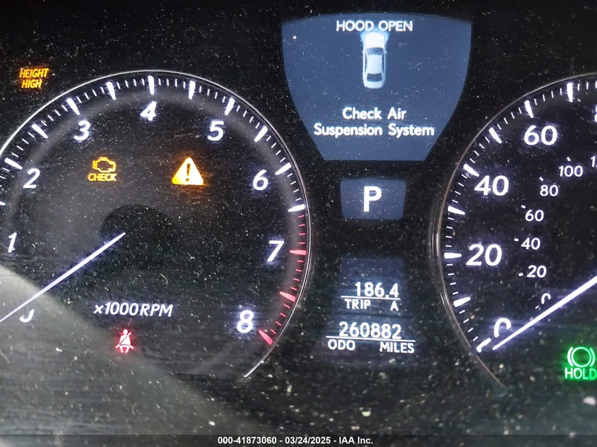 2009 LEXUS LS 460 VIN: JTHCL46F095002661