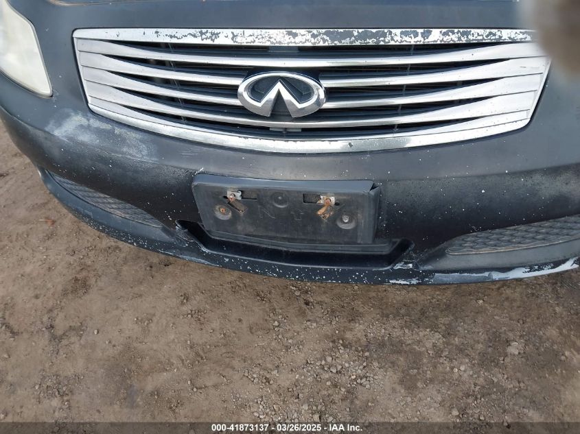 2007 Infiniti G35X VIN: JNKBV61F87M820361 Lot: 41873137