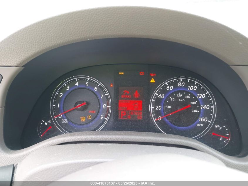 2007 Infiniti G35X VIN: JNKBV61F87M820361 Lot: 41873137