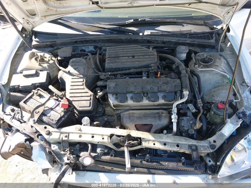 2005 Honda Civic Lx VIN: 2HGES16545H523356 Lot: 41873220