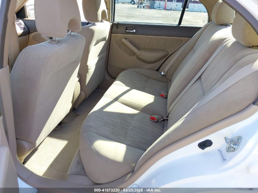 2005 Honda Civic Lx VIN: 2HGES16545H523356 Lot: 41873220