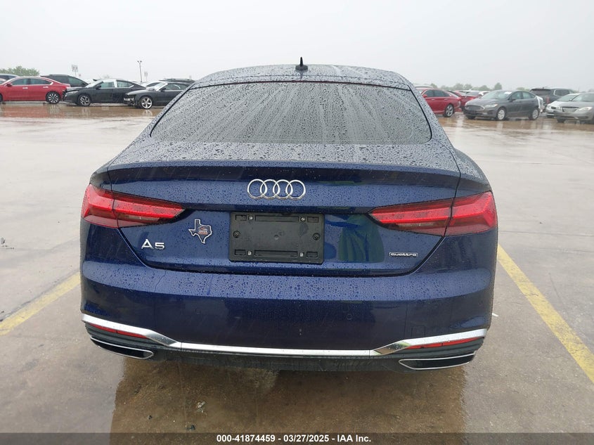 2022 AUDI A5 SPORTBACK PREMIUM 45 TFSI S LINE QUATTRO S TRONIC - WAUDACF52NA023698