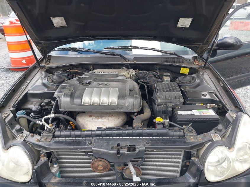 2003 Hyundai Sonata VIN: TGE7520KMHWF25S2 Lot: 41874468