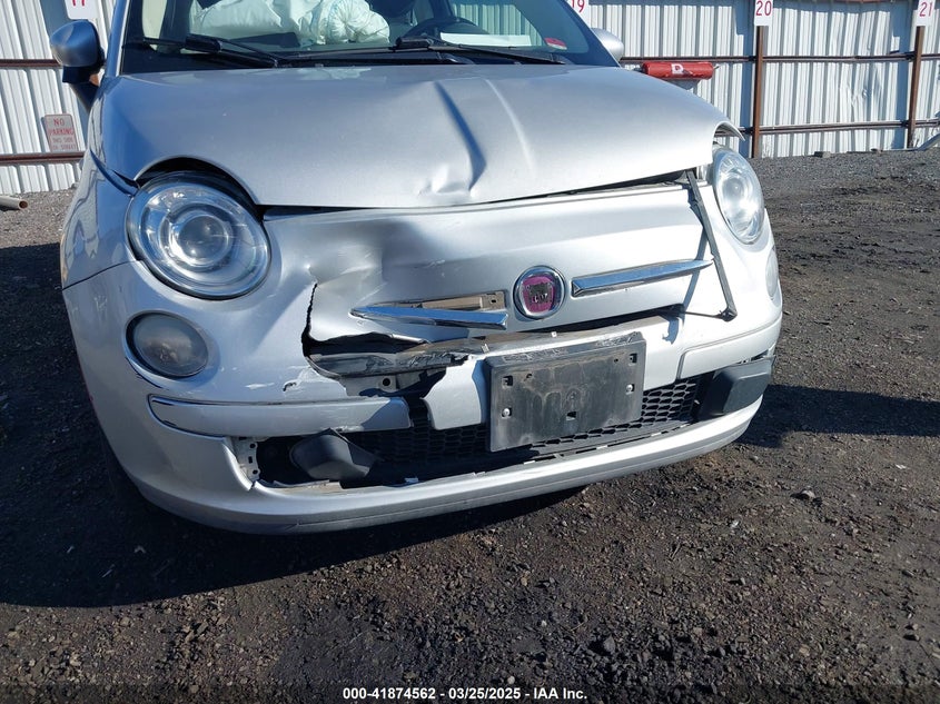 2012 FIAT 500 VIN: 3C3CFFAR6CT124233