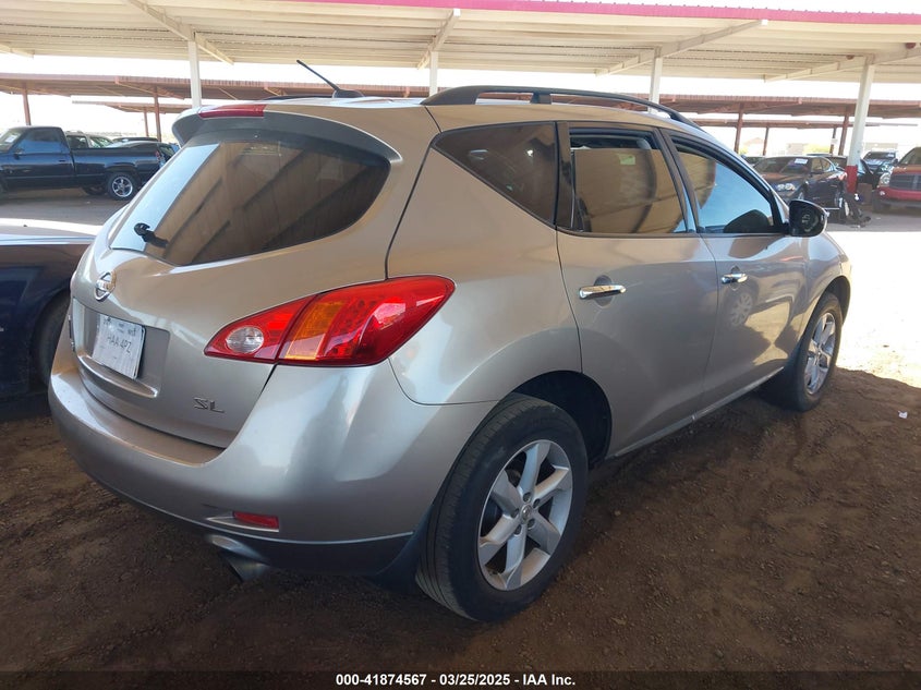 2009 NISSAN MURANO VIN: JN8AZ18U49W024565