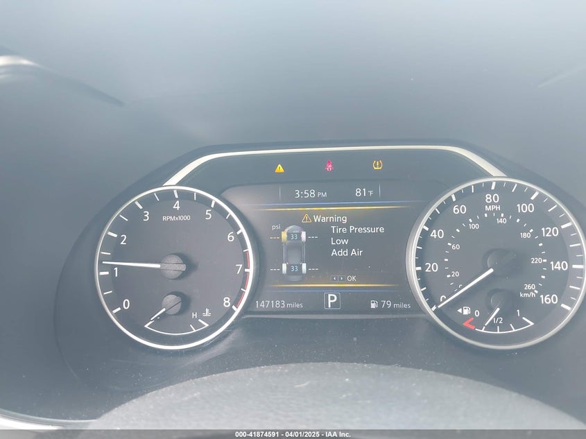 VIN 1N4AA6AV1KC373456 2019 NISSAN MAXIMA 3.5 SV