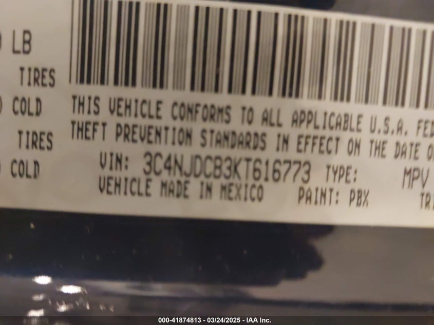 2019 JEEP COMPASS LIMITED 4X4 - 3C4NJDCB3KT616773