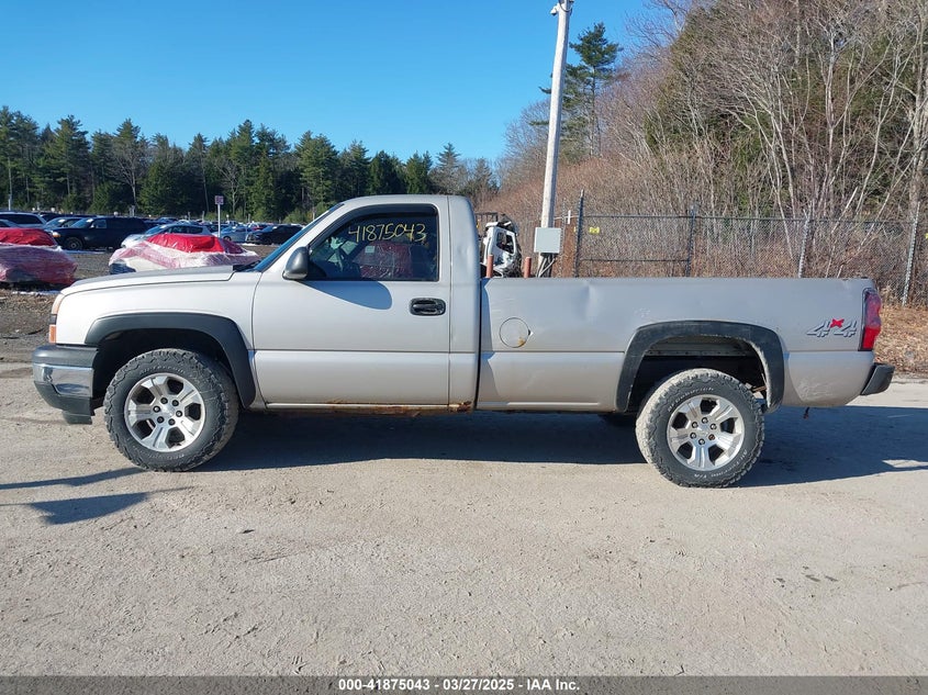 2006 CHEVROLET SILVERADO 1500 VIN: 3GCEK14VX6G180393
