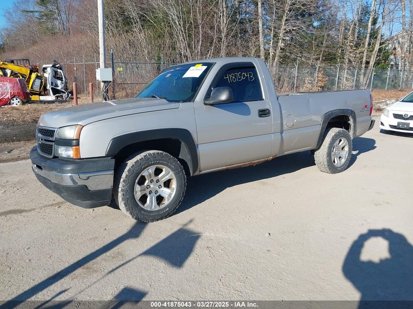 2006 CHEVROLET SILVERADO 1500 VIN: 3GCEK14VX6G180393