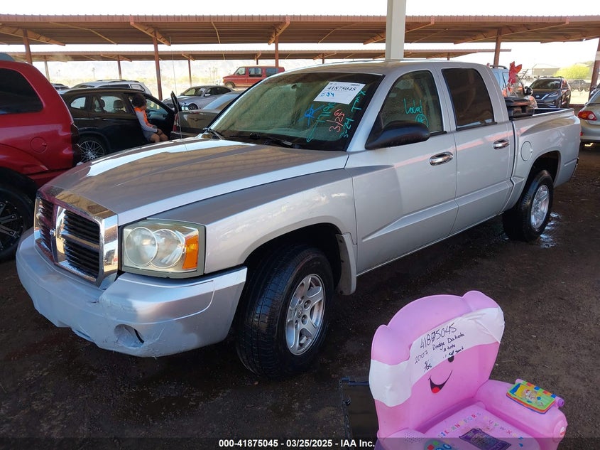 2007 DODGE DAKOTA VIN: 1D7HE48N57S171908