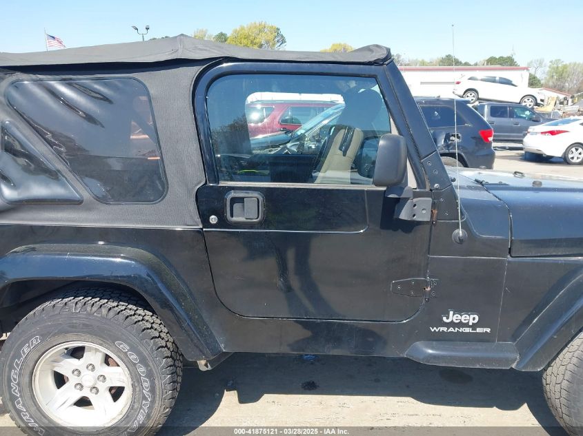 2005 Jeep Wrangler X VIN: 1J4FA39S35P372731 Lot: 41875121