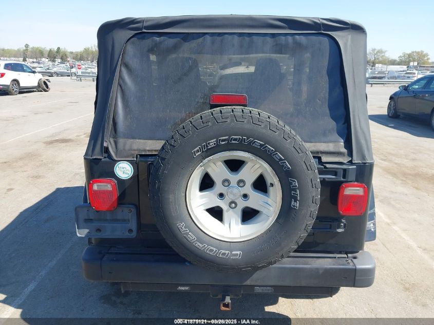 2005 Jeep Wrangler X VIN: 1J4FA39S35P372731 Lot: 41875121
