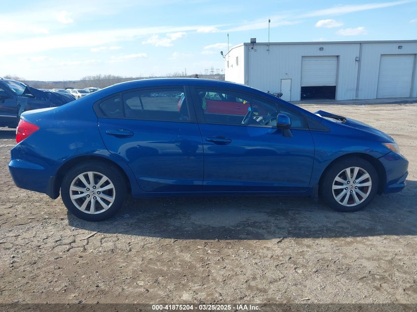 2012 HONDA CIVIC VIN: 19XFB2F90CE300378