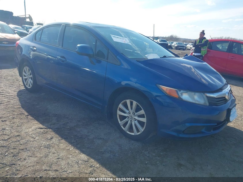2012 HONDA CIVIC VIN: 19XFB2F90CE300378