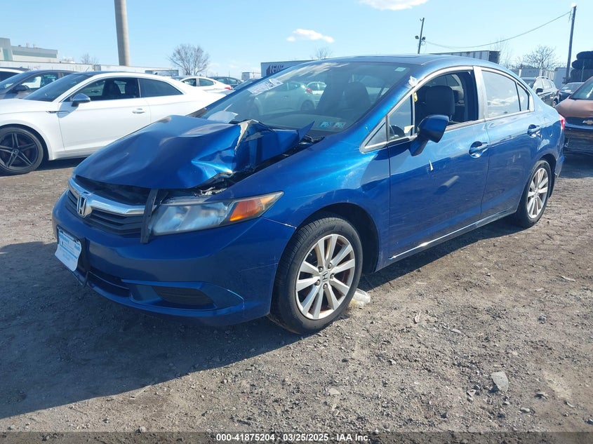 2012 HONDA CIVIC VIN: 19XFB2F90CE300378
