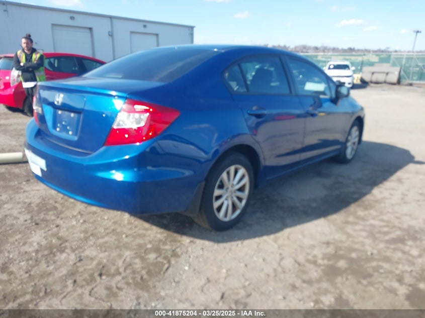 2012 HONDA CIVIC VIN: 19XFB2F90CE300378