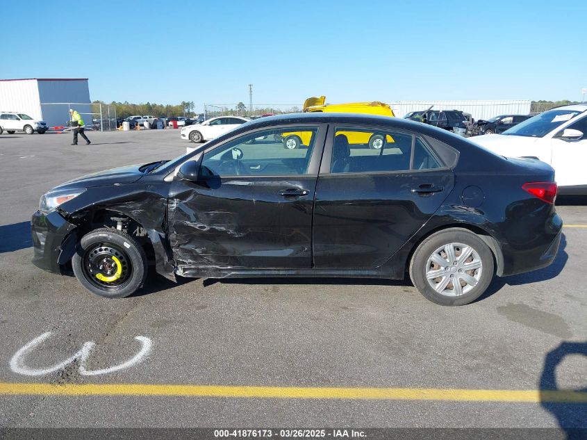 2021 Kia Rio Lx VIN: 3KPA24AD9ME395011 Lot: 41876173