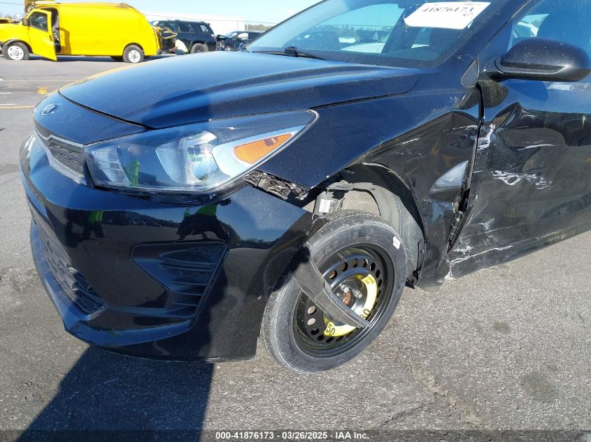 2021 Kia Rio Lx VIN: 3KPA24AD9ME395011 Lot: 41876173