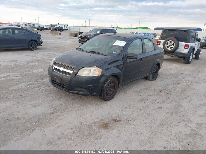 2009 CHEVROLET AVEO VIN: KL1TD56E09B626562