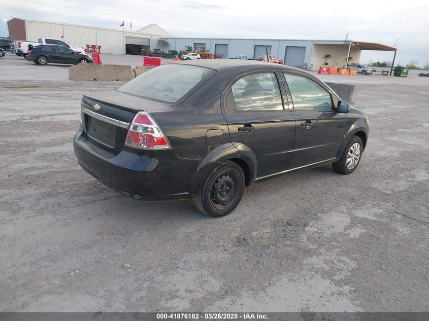 2009 CHEVROLET AVEO VIN: KL1TD56E09B626562