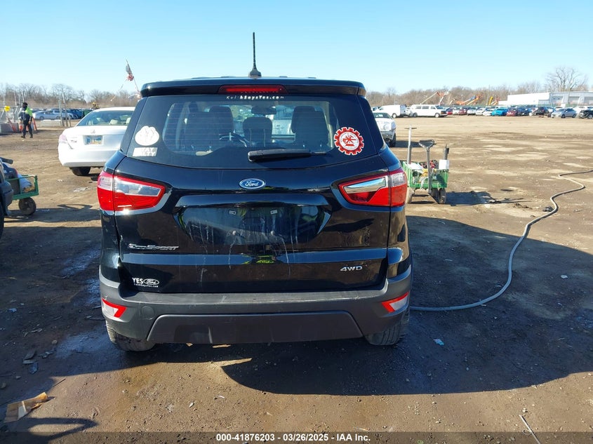 2022 FORD ECOSPORT S - MAJ6S3FL8NC465225
