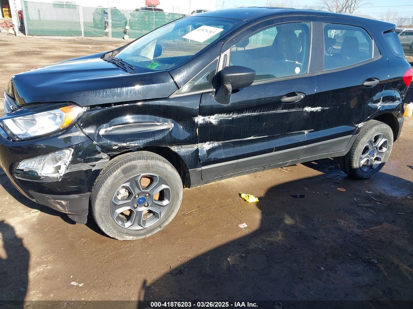 2022 FORD ECOSPORT S - MAJ6S3FL8NC465225