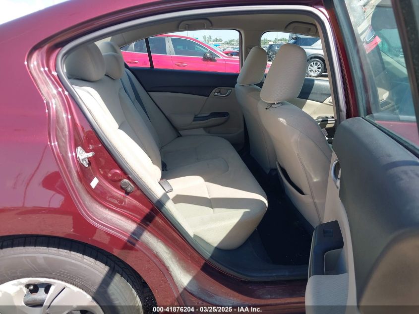 2013 Honda Civic Lx VIN: 19XFB2F53DE256746 Lot: 41876204