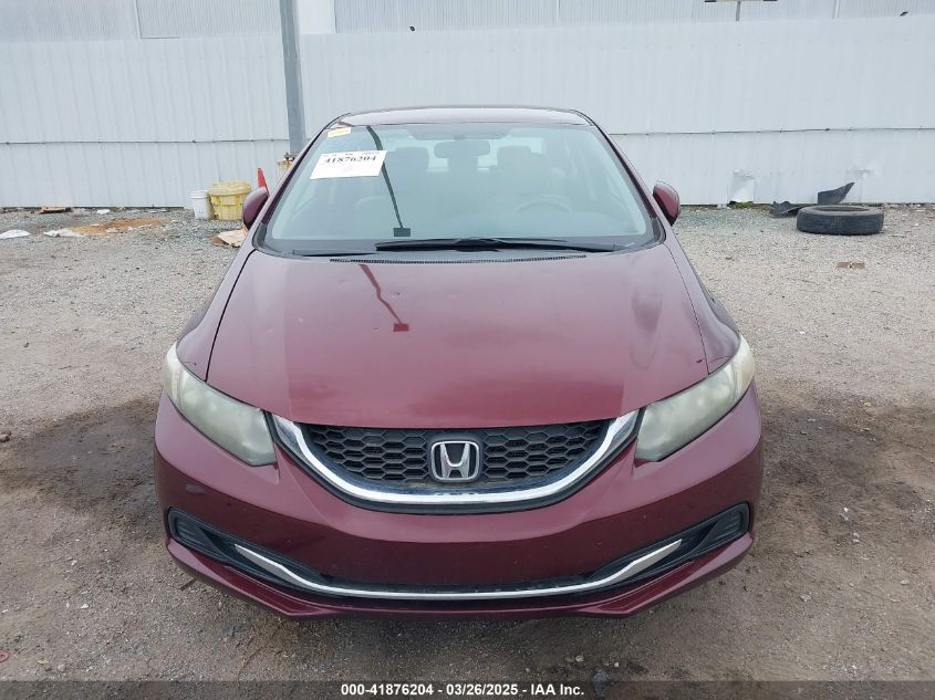 2013 Honda Civic Lx VIN: 19XFB2F53DE256746 Lot: 41876204