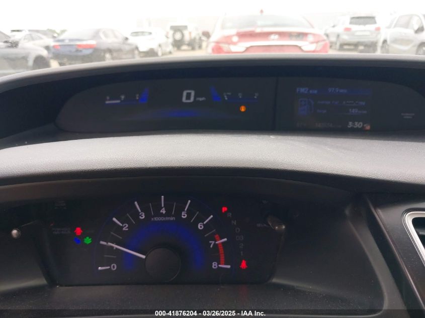 2013 Honda Civic Lx VIN: 19XFB2F53DE256746 Lot: 41876204