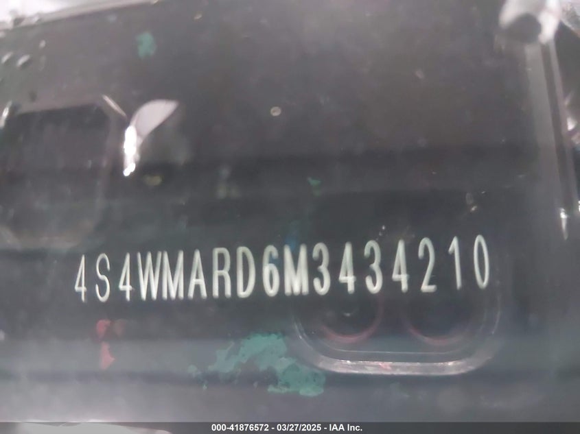 2021 SUBARU ASCENT 2.4L H-4 DI, DOHC, V(VIN: 4S4WMARD6M3434210