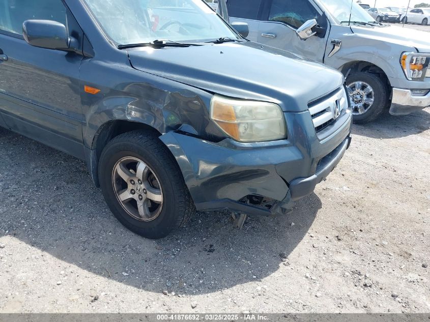 2006 Honda Pilot Ex-L VIN: 2HKYF18576H506735 Lot: 41876692
