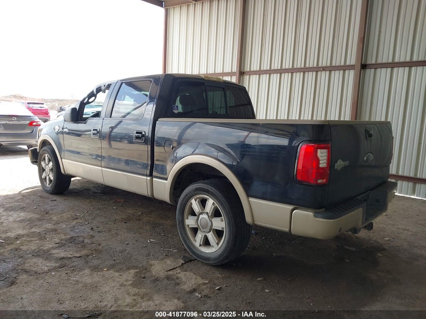 2008 FORD F-150 VIN: 1FTPW12V28KC19876