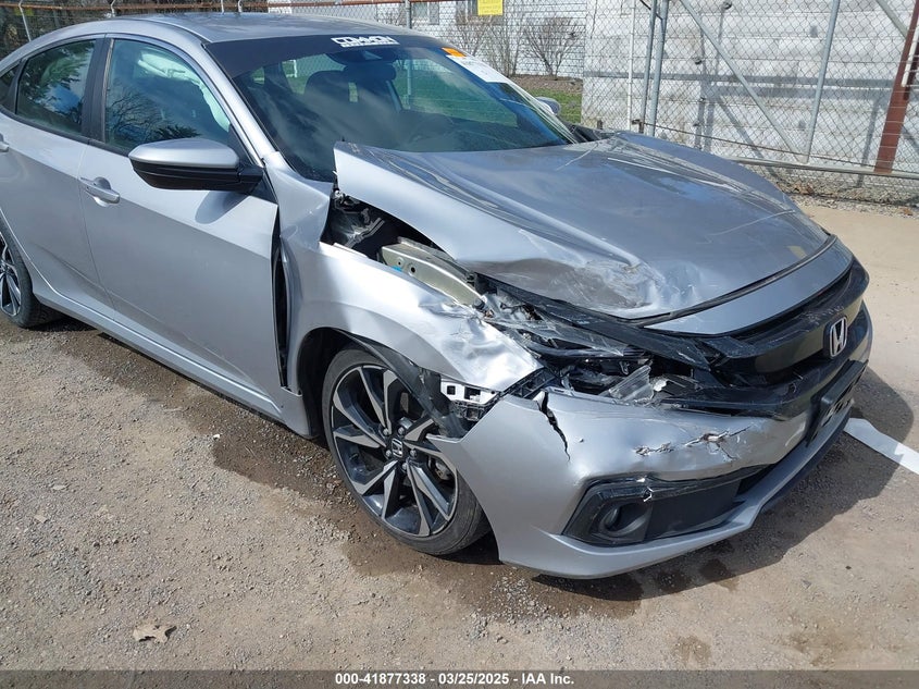 2021 HONDA CIVIC 2.0L I-4 DOHC, VVT, (VIN: 2HGFC2F87MH546307