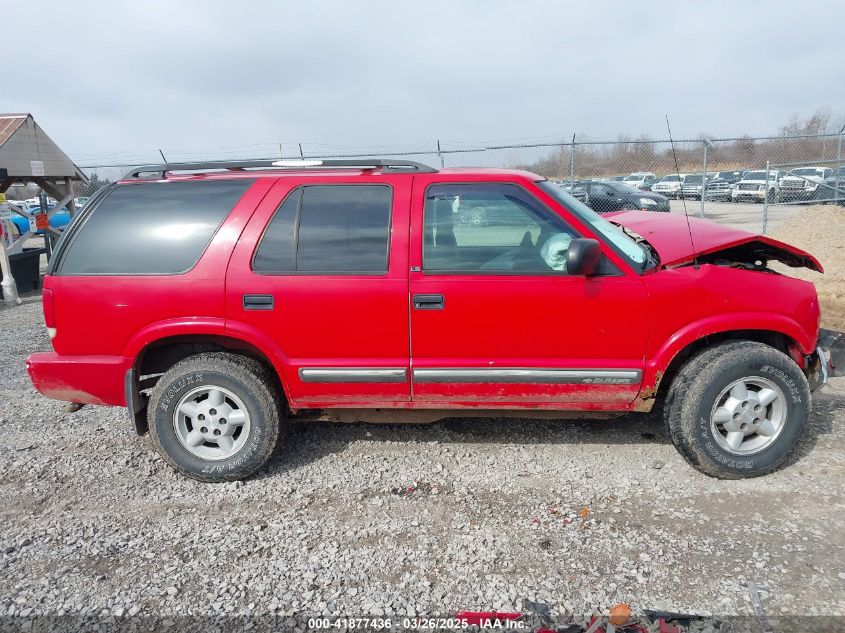 2000 Chevrolet Blazer Ls VIN: 1GNDT13W1Y2342269 Lot: 41877436