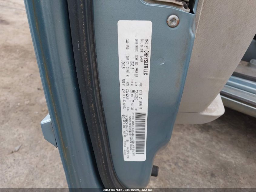 2008 Chrysler Town & Country Touring VIN: 2A8HR54P98R766929 Lot: 41877612