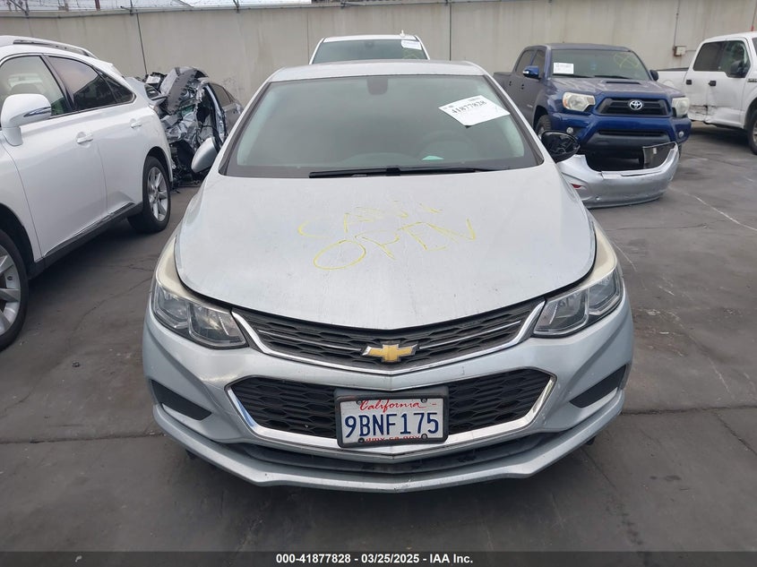 2018 Chevrolet Cruze Ls Auto VIN: 1G1BC5SM2J7178216 Lot: 41877828