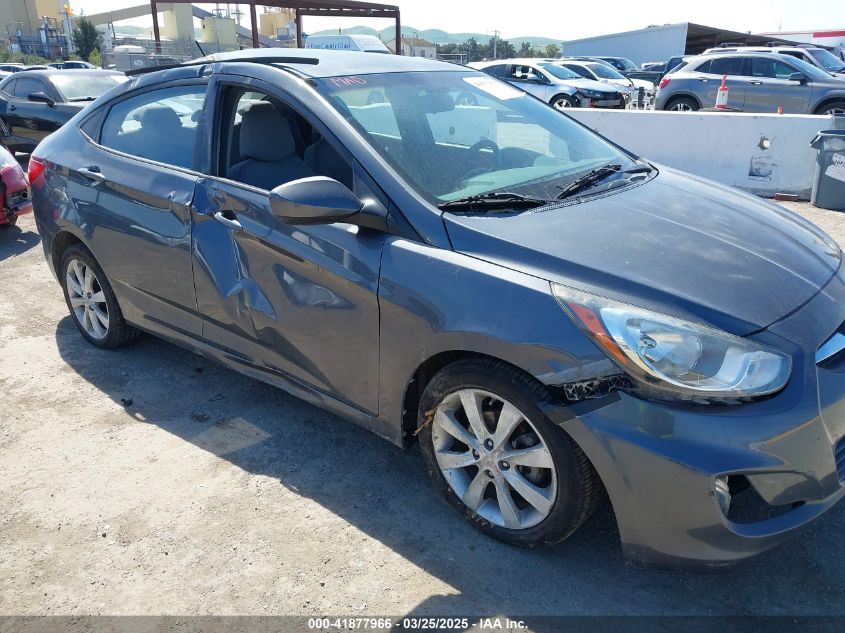 2012 Hyundai Accent Gls VIN: KMHCU4AE5CU122221 Lot: 41877966
