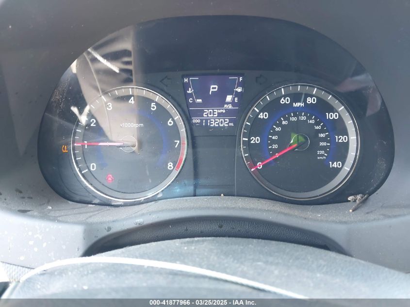 2012 Hyundai Accent Gls VIN: KMHCU4AE5CU122221 Lot: 41877966