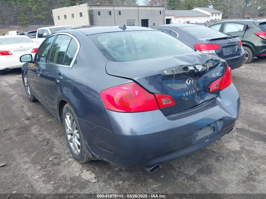 2008 INFINITI G35X VIN: JNKBV61F88M278132