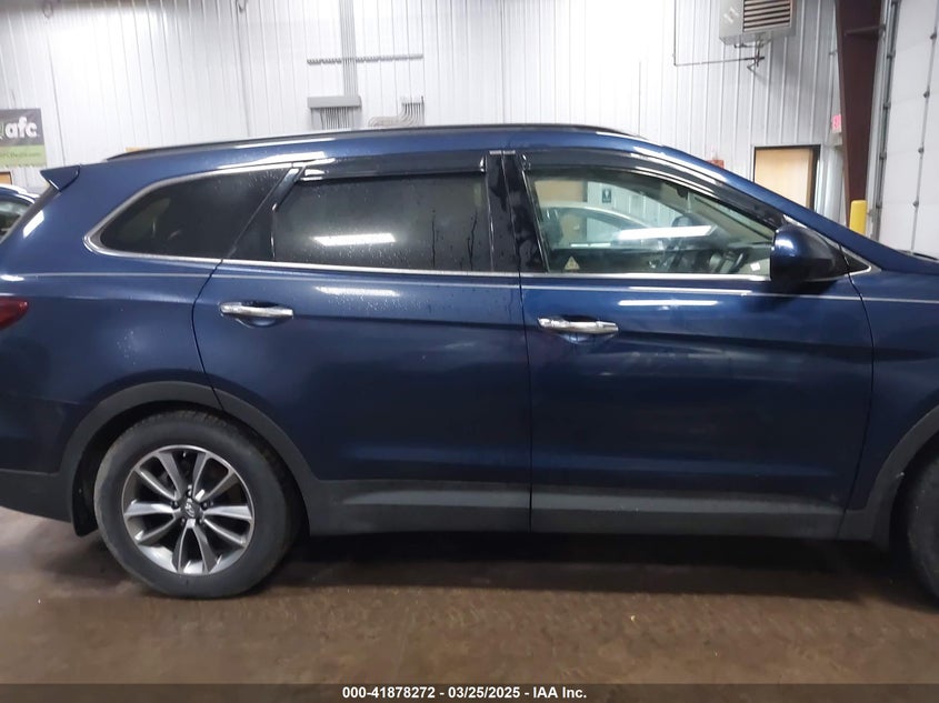 2017 Hyundai Santa Fe Se VIN: KM8SM4HF0HU185633 Lot: 41878272