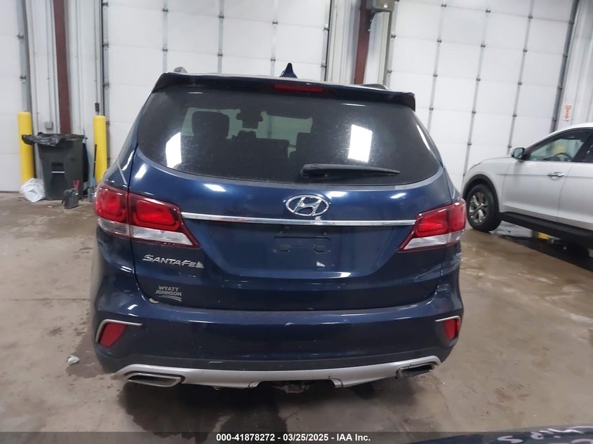2017 Hyundai Santa Fe Se VIN: KM8SM4HF0HU185633 Lot: 41878272