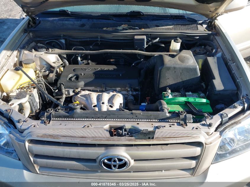 2005 Toyota Highlander VIN: JTEGD21A550108122 Lot: 41878345