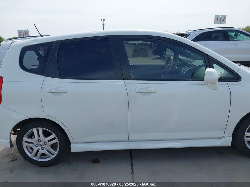2007 HONDA FIT VIN: JHMGD38647S041001