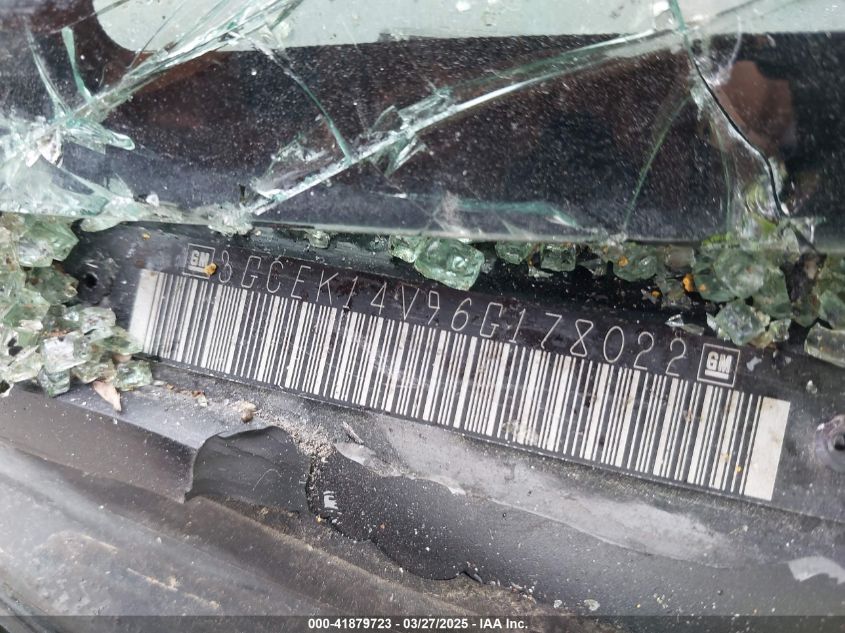 2006 Chevrolet Silverado 1500 Work Truck VIN: 3GCEK14V96G178022 Lot: 41879723