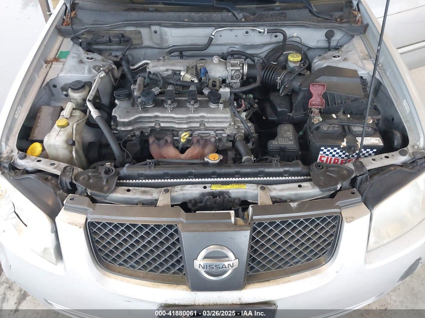 2006 NISSAN SENTRA VIN: 3N1CB51D86L641983